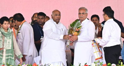 राजनांदगांव जिले के ग्राम ठेकवा में  ‘‘भरोसे का सम्मेलन’’ कार्यक्रम का हुआ आयोजन